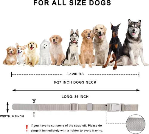Vista 5 de Collar de repuesto para collar de choque, compatible con Petsafe, Patpet, Sportdog, Dogtra, Delupet, Bousnic, receptor de collar de entrenamiento