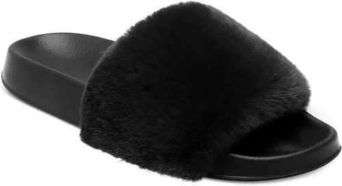Vista 2 de Spesoul - Pantuflas para mujer con punta abierta, para interiores y exteriores, estilo casual