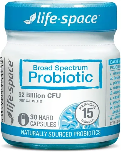 Vista 2 de Life-Space Probióticos premium de amplio espectro + probióticos de forma B420, apoyan la salud digestiva diaria y la salud inmunológica y mejoran