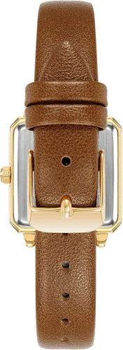 Vista 3 de Armitron Reloj de correa de cuero con detalles de cristal genuino para mujer, 755597