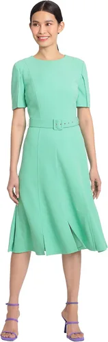 Vista 3 de Maggy London Vestido de crepé de manga corta para mujer