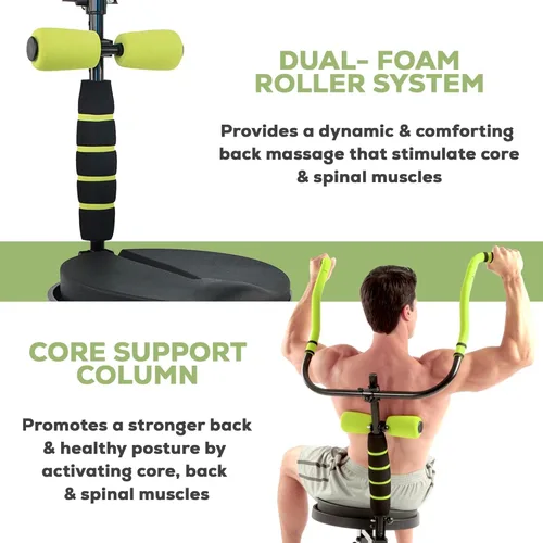 Vista 3 de AB Doer 360 - El sistema de máquina Ab Fitness proporciona un entrenamiento abdominal y activador muscular con ejercicios aeróbicos para quemar