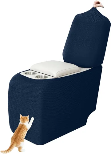 Vista 53 de ALIECOM Fundas 100% impermeables para sofá seccional reclinable, forma de L, elásticas, para esquina, funda para sofá seccional reclinable, lavable