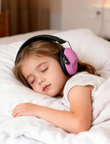 Vista 5 de Orejeras con cancelación de ruido para niños, protección auditiva con reducción de ruido de 25 a 30 dB para niños, diadema ajustable