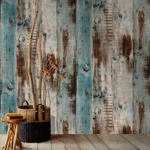 Vista 8 de Orgrimmar Papel tapiz autoadhesivo extraíble de madera de 236 x 17.8 pulgadas, papel tapiz autoadhesivo extraíble, película decorativa, panel