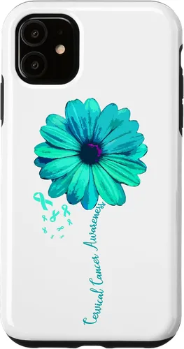 Vista 8 de Cervical Cancer Awareness Family Case Survivor Pretty Gift Case for iPhone 17