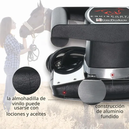 Vista 7 de EquiSports - Masajeador de caballos de velocidad variable para recuperación