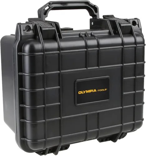Vista 2 de Olympia Funda rígida impermeable de 10.47" con espuma personalizable DIY, apta para el uso de equipo, accesorios, cámara, etc
