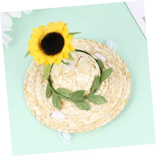 Vista 3 de Sombrero de vaquero blanco, sombreros de fiesta de vaquero, sombreros de fiesta blancos para perros, sombreros de fiesta para perros, sombrero