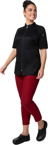 Vista 5 de Chef Works Abrigo de chef Arcadia para mujer