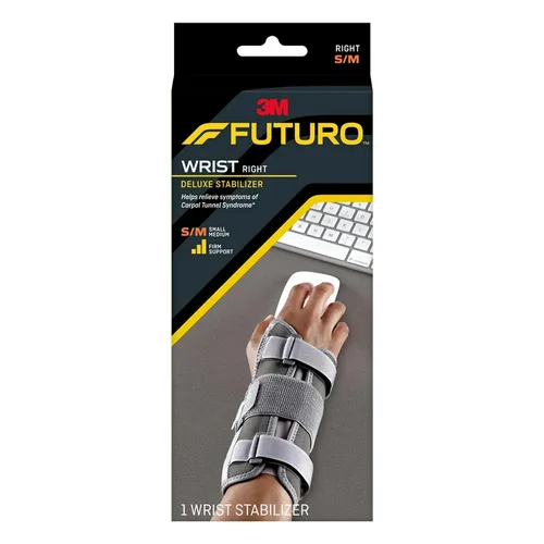 Vista 12 de FUTURO Estabilizador de muñeca Deluxe para mano izquierda, S/M (paquete de 2)