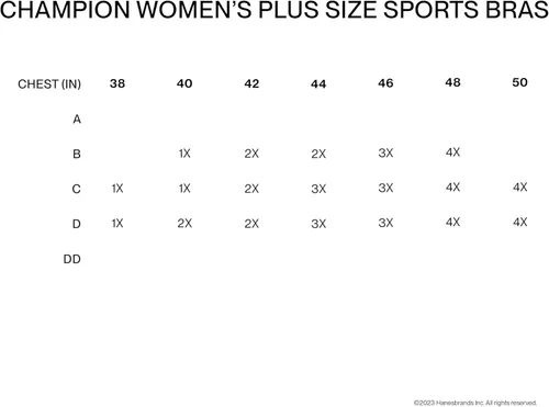 Vista 6 de Champion Sujetador deportivo auténtico de talla grande