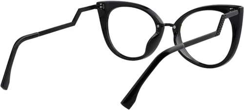 Vista 5 de Zeelool Gafas de bloqueo de luz azul ojo de gato de gran tamaño con estilo para mujer Jacqueline FP0669