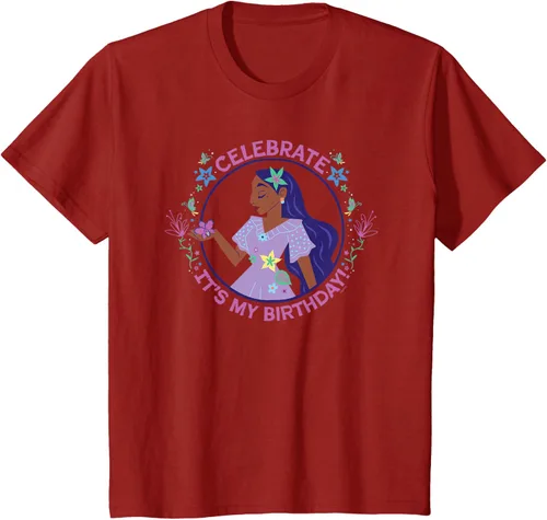Vista 47 de Disney Encanto Isabela Madrigal It's My Birthday - Camiseta, Negro