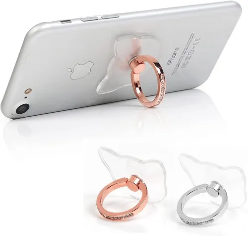 Vista 3 de Bling - Funda tipo cartera compatible con iPod Touch 5/iPod Touch 6, elegante, 3D hecha a mano, S-Link, funda de piel con diseño de mariposas