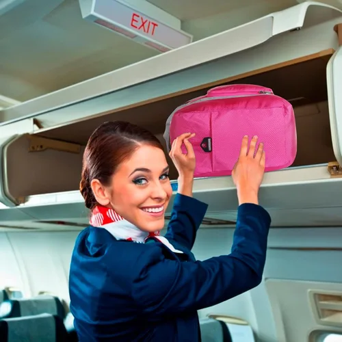 Vista 6 de F.FETIVIN Bolsa de viaje para artículos personales de 18 x 14 x 8 pulgadas para Spirit Airlines, bolsa de lona ligera impermeable para gimnasio