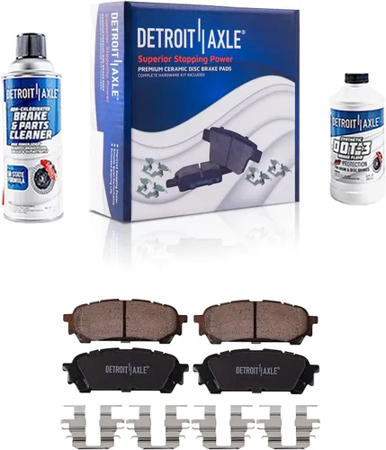 Vista 121 de Detroit Axle - Pastillas de freno para Avalanche Express Suburban Savana Yukon XL 1500 Chevy Tahoe GMC Cadillac Escalade, Pastillas de freno