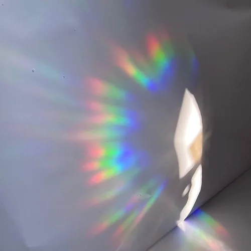 Vista 4 de Olicard Adhesivo para ventana de interior con prisma arco iris para decoración de dormitorio, calcomanías de ventana anticolisión para golpes