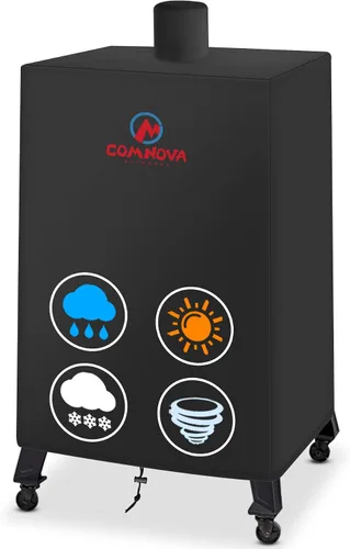 Vista 8 de Comnova - Cubierta de parrilla para Pit Boss 440D, cubierta de madera prémium para ahumador de pellets de madera para Pitboss, impermeable