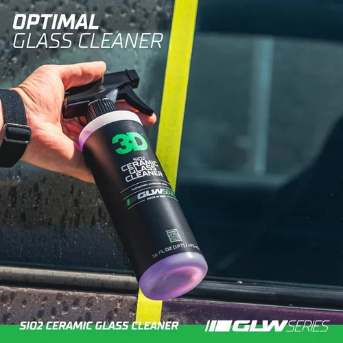 Vista 7 de Limpiador de vidrio cerámico 3D SiO2, Serie GLW Repelente al agua y la lluvia Limpiador de vidrio cerámico protector para todo clima Seguro