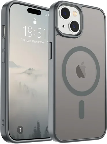 Vista 322 de SUPFINE Funda magnética para iPhone SE 2022 (3ª)/2020 (2ª), iPhone 8 (compatible con MagSafe) (protección contra caídas de grado militar), funda