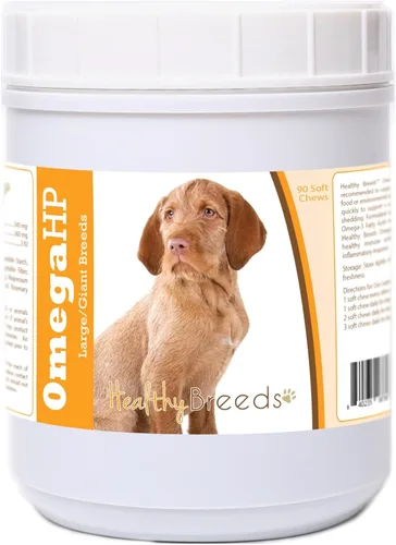 Vista 126 de Healthy Breeds Affenpinscher Omega HP - Masticables suaves para piel y pelaje, 60