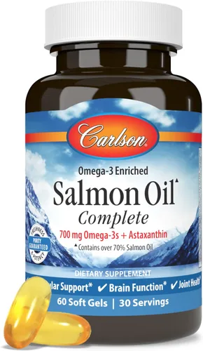 Vista 5 de Carlson Labs - Aceite de salmón en gel suave, 60