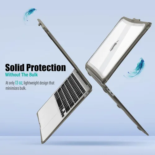Vista 4 de [Usado] IBENZER Hexpact - Carcasa compatible con MacBook Air de 13 pulgadas 2022 2021 2020 M1 A2337 A2179 A1932, carcasa protectora de alta