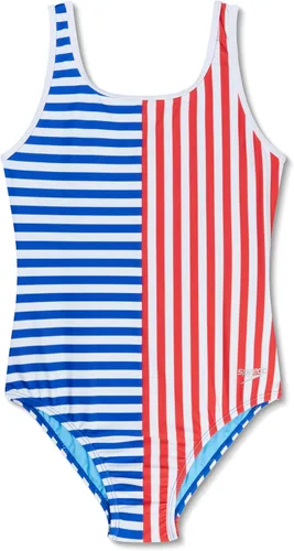 Vista 28 de Speedo Traje de baño de una pieza para niña con tiras finas Azul (Blue Print)