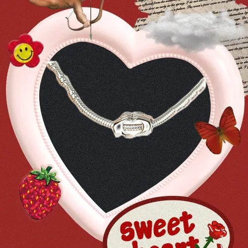 Vista 28 de Abalorio de plata de ley 925 calado para pulseras y collares de abalorios, regalos de joyería para mujeres