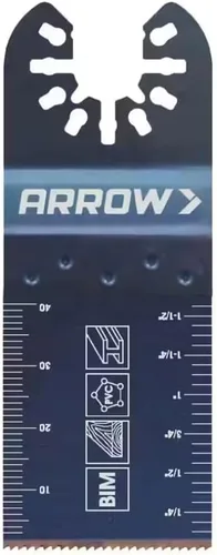 Vista 8 de Arrow Kit de cuchillas oscilantes multiherramienta de 10 piezas