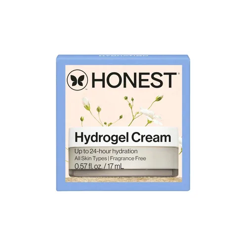 Vista 10 de Honest Beauty Mini crema de hidrogel con ácido hialurónico Crema de agua ligera e hidratante Suave para pieles sensibles, sin fragancia, vegana