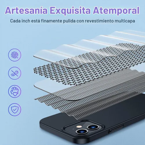 Vista 7 de TORRAS Funda Ajustada para iPhone 12 Case/para iPhone 12 Pro Case, Delgada pero Protectora, Cubierta de PC Duro Liviana Mate Anti-Rayones