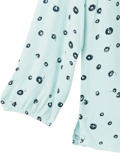 Vista 9 de Tienda Essentials - Camisa estilo popover de manga 34 con botones para mujer