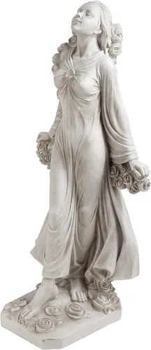 Vista 4 de Design Toscano Flora: Estatua de la Patrona Divina de los Jardines
