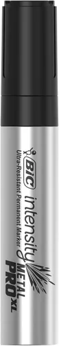Vista 2 de BIC Intensity Pro XL - Marcador permanente, punta de cincel extragrande, negro, 12