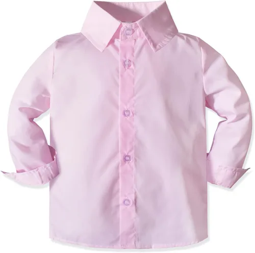 Vista 7 de Yilaku Ropa de vestir para niño pequeño, traje formal con chaleco, camisa y pantalones, conjuntos de caballero para niños de 2 a 7 años