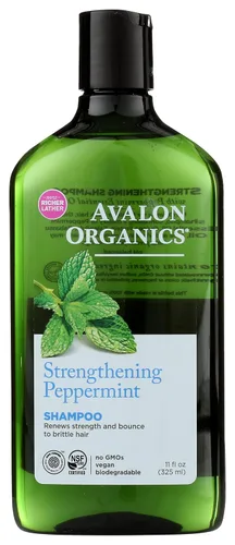 Vista 12 de Champú revitalizante de lavanda Avalon Organics, para cabello suave, brillante y agradable al tacto para cabello normal a seco, 11 onzas fluidas