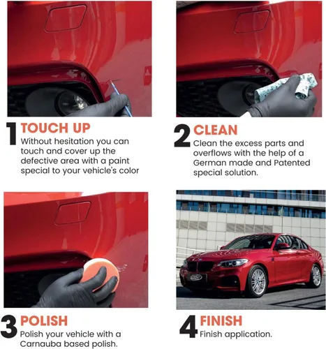 Vista 2 de Color N Drive Pintura de Retoque - Compatible con Acura Alabaster Silver Metallic (NH700M) - Kit de Reparación de Rayones y Desportilladuras