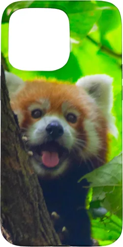 Vista 31 de Cute Funny Red Panda Smiling Tree Animal Nature Lover Gift Case for iPhone 17