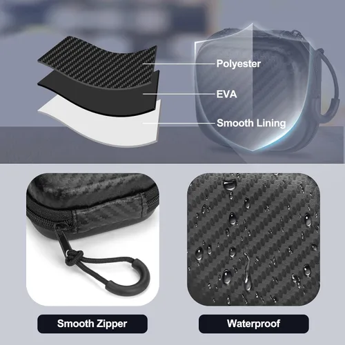Vista 7 de Funda para BlueDriver Bluetooth Pro OBDII Herramienta de escaneo de coche y lector de códigos, funda de transporte para mini escáner de coche OBD2