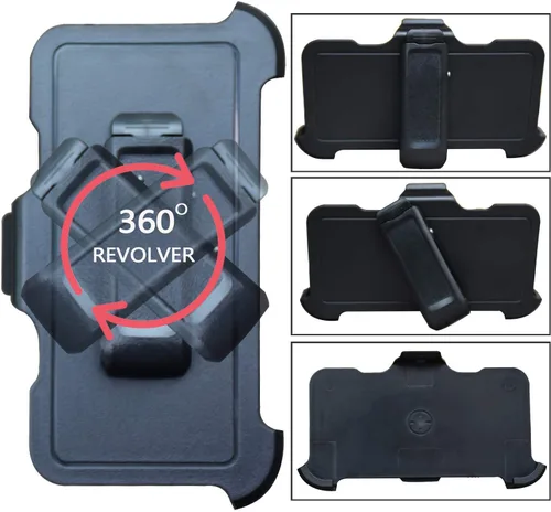 Vista 5 de Paquete de 2 fundas de repuesto con clip para cinturón para OtterBox Defender Series Case Apple iPhone 11 Pro (5.8 pulgadas)