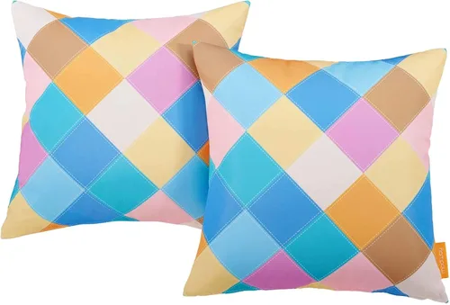 Vista 11 de Modway - Cojín de diseño a rayas para patio, adecuado para exteriores Mosaico
