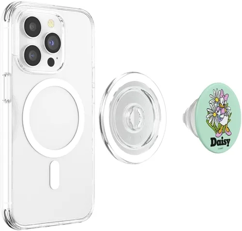 Vista 4 de Disney Mickey And Friends Daisy Flower Retrato PopSockets MagSafe PopGrip para iPhone