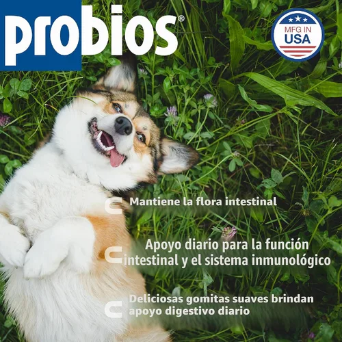 Vista 2 de Probios Masticables blandos probióticos para perros, hígado de pollo, 120