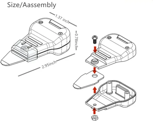 Vista 4 de Juego de 4 herramientas básicas para separar piezas de ANSAI para construir piezas de plástico, automóvil, avión Hobbies, 4 piezas