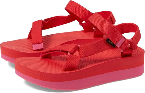 Vista 18 de Sandalia Teva de plataforma universal para mujer Balance Oliva Quemada