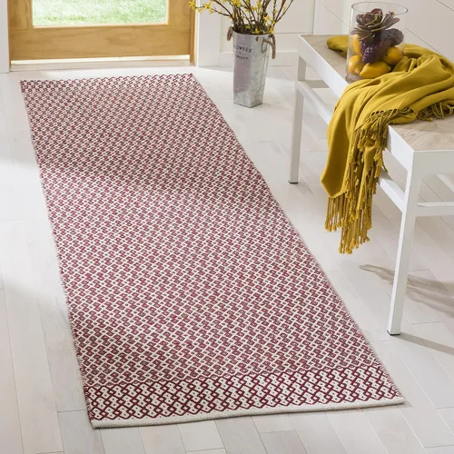 Vista 9 de SAFAVIEH Colección Montauk - Alfombra decorativa de 2 pies 3 pulgadas x 4 pies, color marfil y negro, hecha a mano de algodón estilo bohemio rural