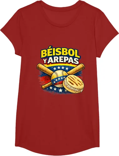 Vista 88 de Camiseta Beisbol y Arepas Venezuelas Baseball Pride Team 2026