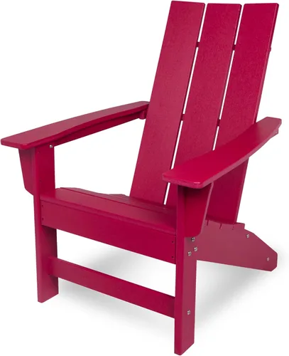Vista 8 de Shine Company Coastal Modern - Silla Adirondack para todo tipo de clima, Aruba
